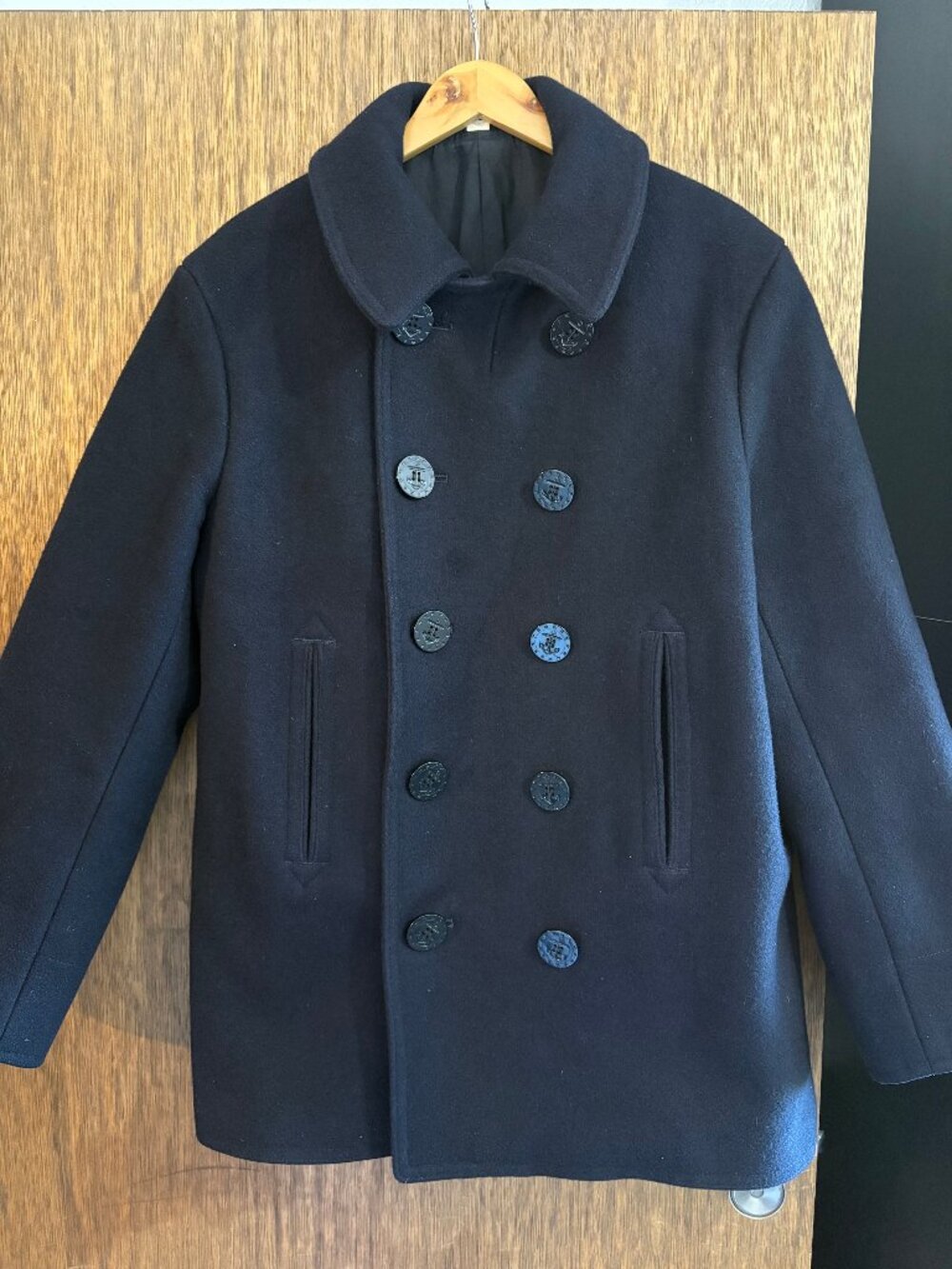 Naval Clothing Factory US Navy Peacoat. Men. Size 44. Midnight blue.